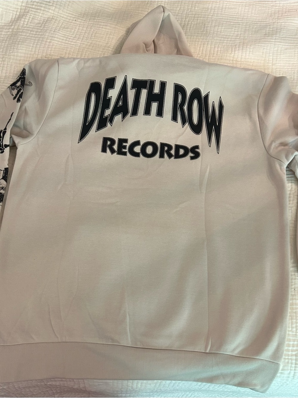 Crooks & Castles khaki "Death Row Records" Pullover Hoodie